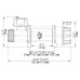 Влагозащищенная лебедка 24V Runva EWB 20000lbs (Стальной трос)