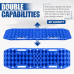 Сенд-траки Bunker с площадкой под реечный домкрат (Синие, 103х33 см, комплект)