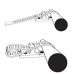 Резиновое крепление Quick Fist Long Arm 13-114 мм (пара)