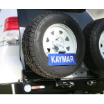 Крепеж номерного знака к калитке Toyota Land Cruiser Prado 150