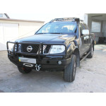 Силовой бампер с кенгурятником для Nissan Navara D40 2005-2010