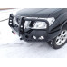 Силовой бампер с кенгурятником для Nissan Navara D40 2010-2014