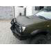 Силовой бампер с кенгурятником для Nissan Navara D22 1997-2000