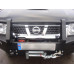 Силовой бампер с кенгурятником для Nissan Navara D22 2001-2004