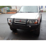 Силовой бампер с кенгурятником для Mitsubishi Pajero Wagon 3