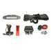 Электрическая лебедка Dragon Winch Truck 14000HDs (6350 кг, 24В, синтетический трос, радиопульт)