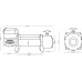 Электрическая лебедка Dragon Winch Truck 16000HD (7257 кг, 12В, синтетический трос, радиопульт)