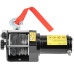 Лебедка для квадроцикла Electric Winch 3000lbs (Синтетический трос / 12В)