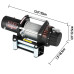 Лебедка для внедорожника Electric Winch 6000lbs (Стальной трос / 12В)
