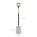 Лопата штыковая прямая Fiskars Xact
