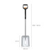 Телескопическая совковая лопата Fiskars Xact