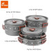 Набор туристической посуды алюминиевый Fire Maple FMC-206