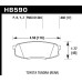Усиленные задние тормозные колодки HAWK Super Duty для Toyota Land Cruiser 200
