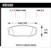 Керамические задние тормозные колодки HAWK Performance Ceramic для Toyota Land Cruiser 200