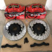 Передняя тормозная система BREMBO GT Toyota Land Cruiser 300 (перфорированная)